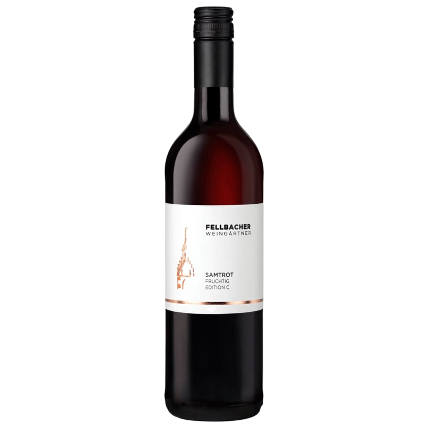 Fellbacher Weingärtner Rotwein Samtrot fruchtig 0,75l
